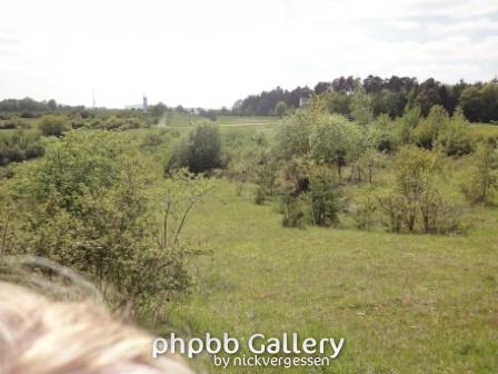 Grenzknick vor Point Alpha aus östlicher Sicht.