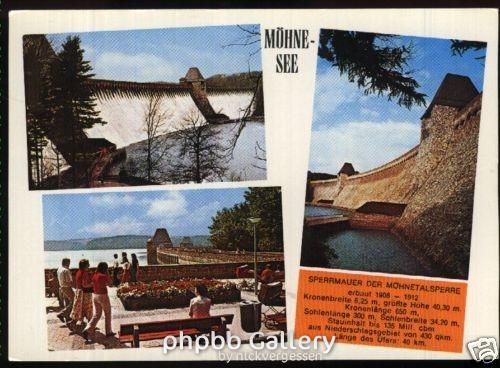 Alte Karten von Möhnestausee
