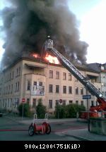 Großbrand in Meiningen !Brandstiftung!