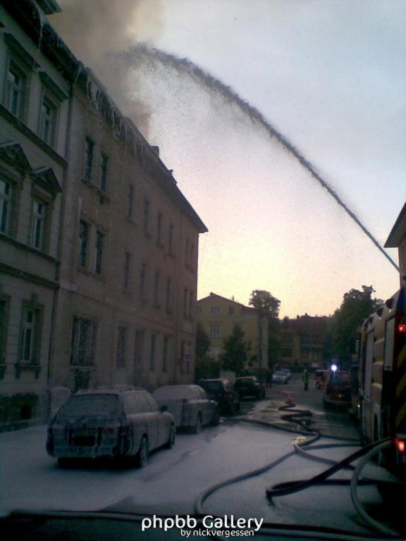 Großbrand in Meiningen !Brandstiftung!