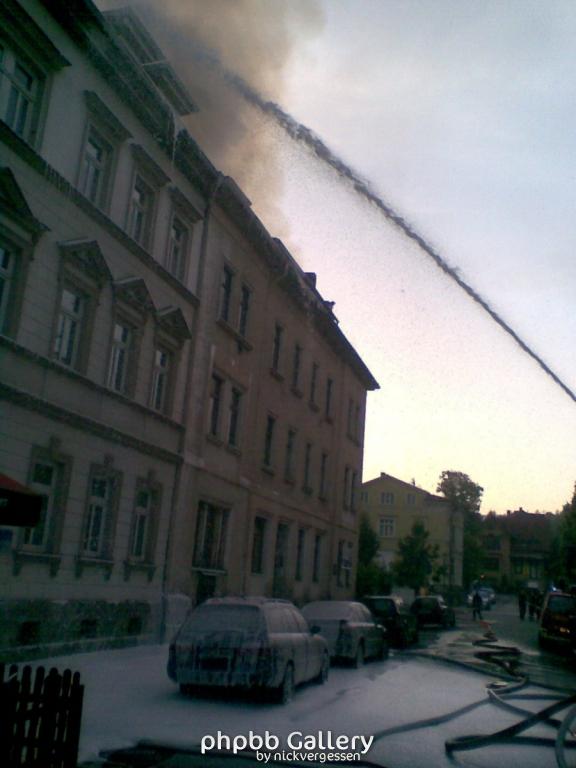 Großbrand in Meiningen !Brandstiftung!