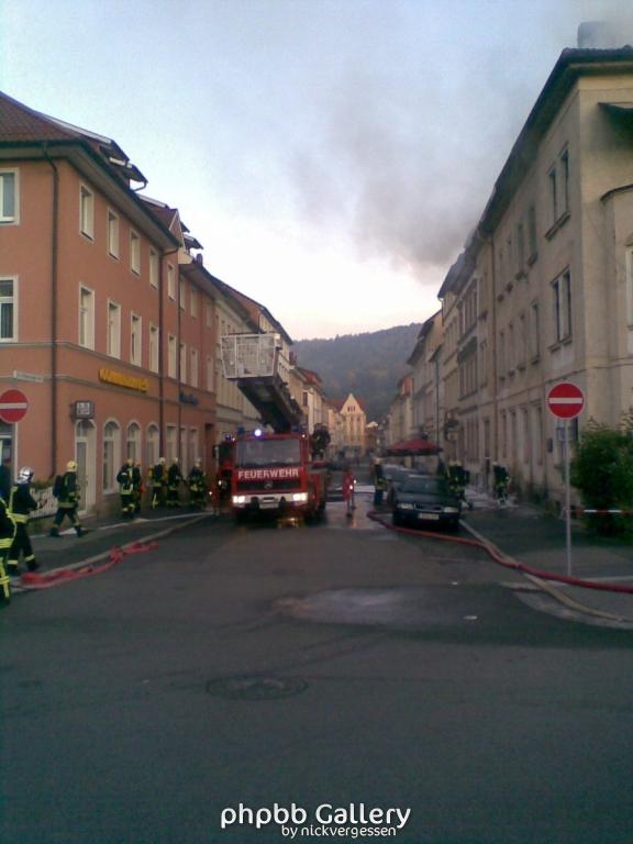 Großbrand in Meiningen !Brandstiftung!