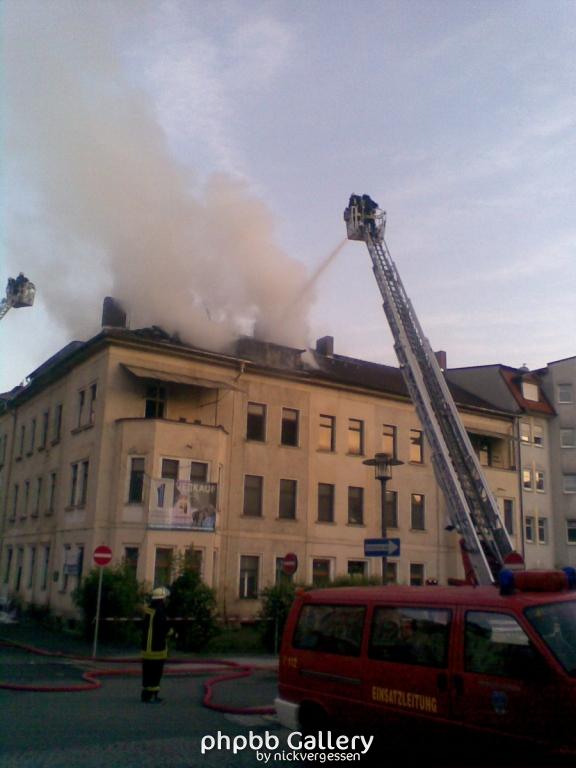 Großbrand in Meiningen !Brandstiftung!