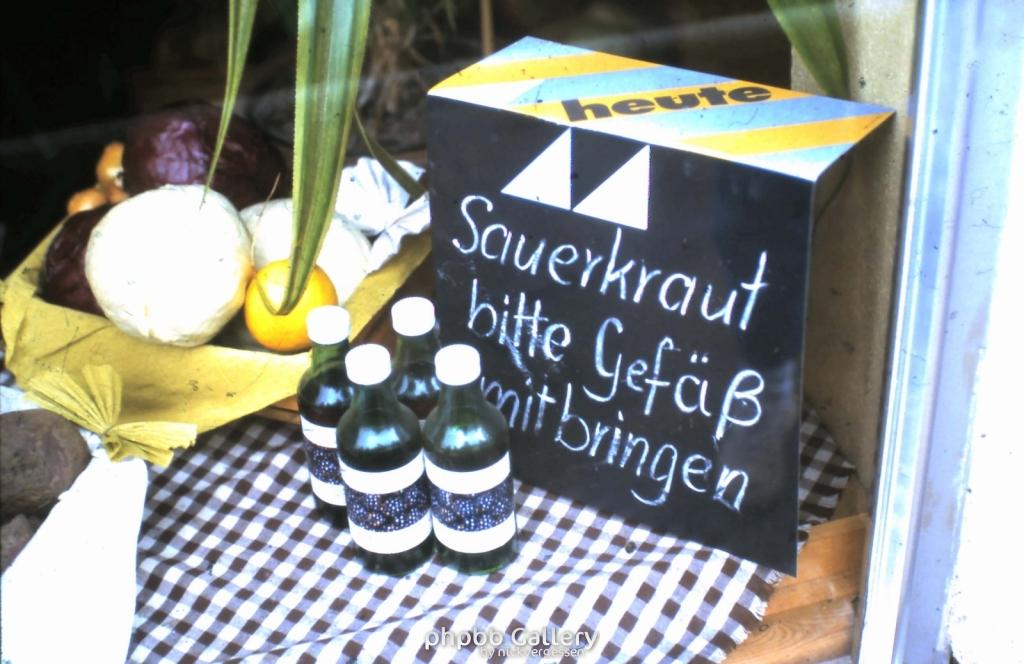 Heute Sauerkraut