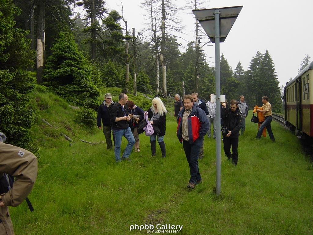 Sammeln zur Besichtigungstour
