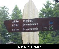 Hinweisschild auf dem ehem. Grenzstreifen