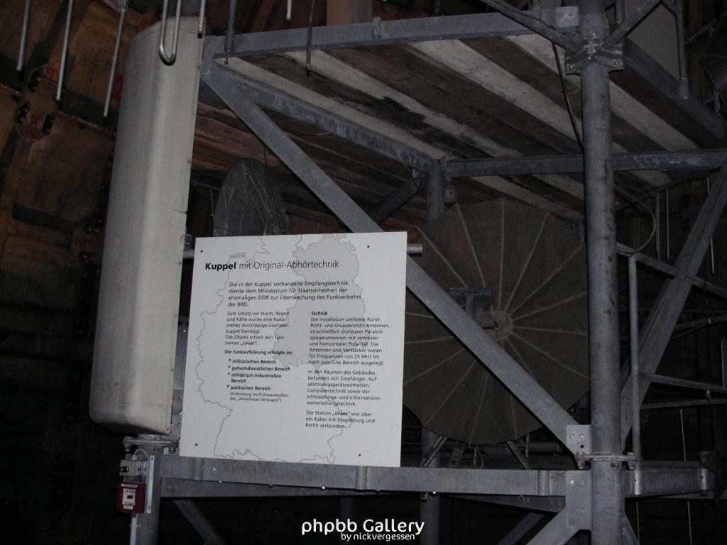 in der Antennenkuppel
