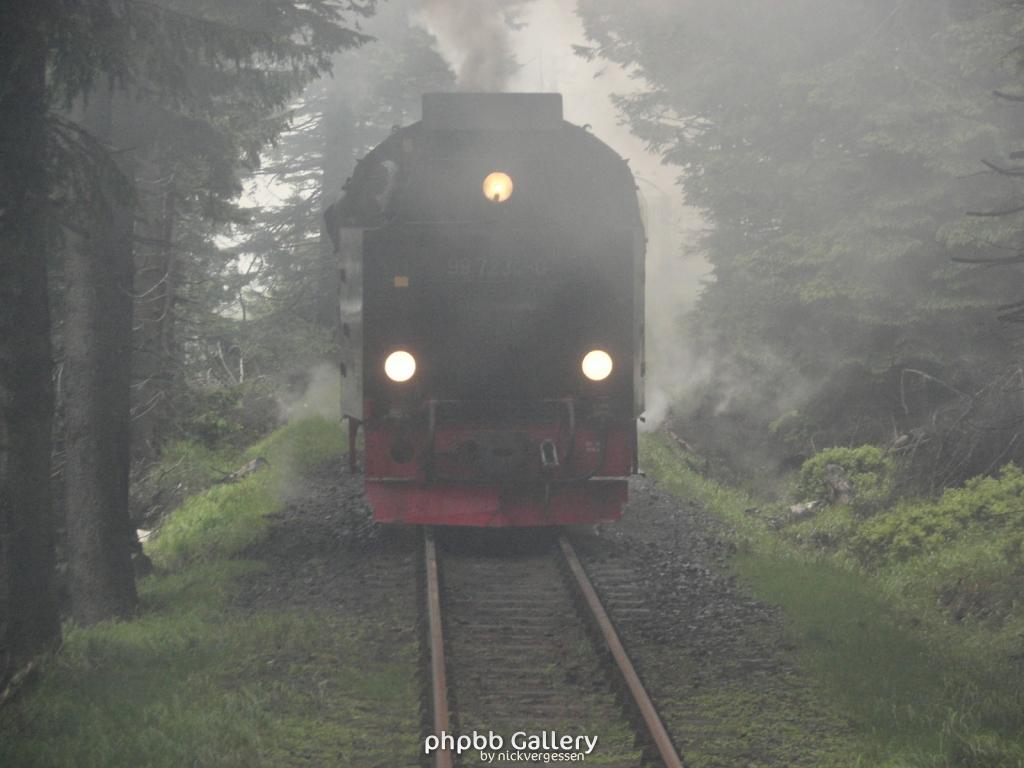 ein kurzzeitig vor unserem Triebwagen abgestellter Zug
