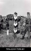 Aufsellen von Grenzsäulen