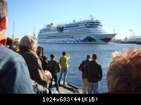 Schiffe die Warnemünde anliefen 2008/09