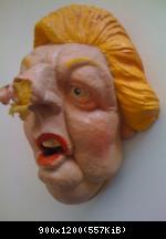 Reagan und Thatcher als "Spitting-Image" Puppe 1