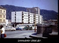 Markplatz von Děčín in den 70iger Jahren