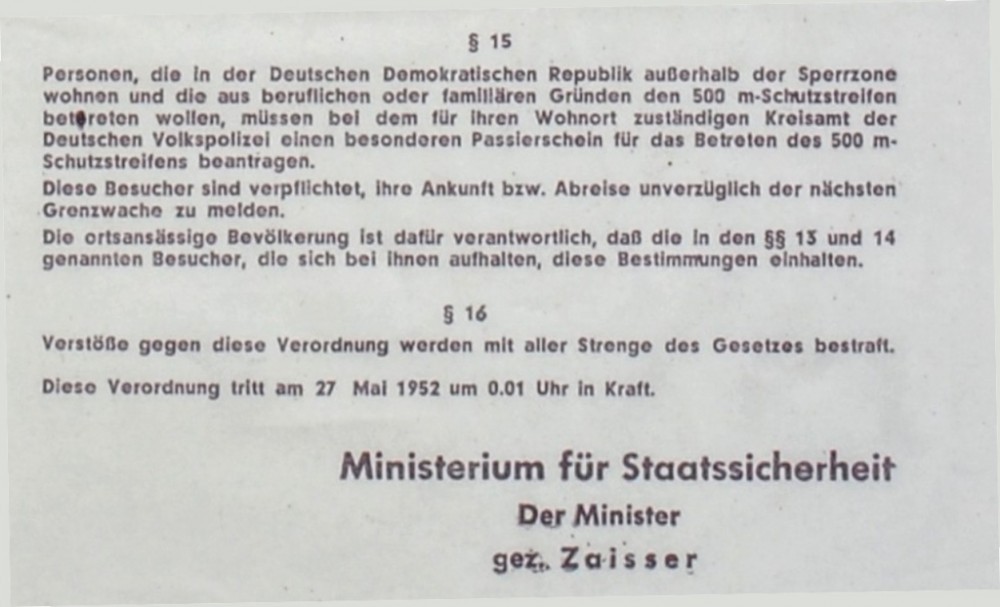 Polizeiverordnung in Absätzen