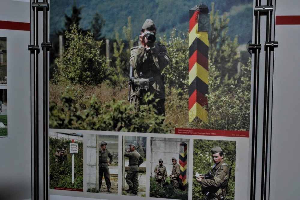 Schautafeln im Ausstellungsraum