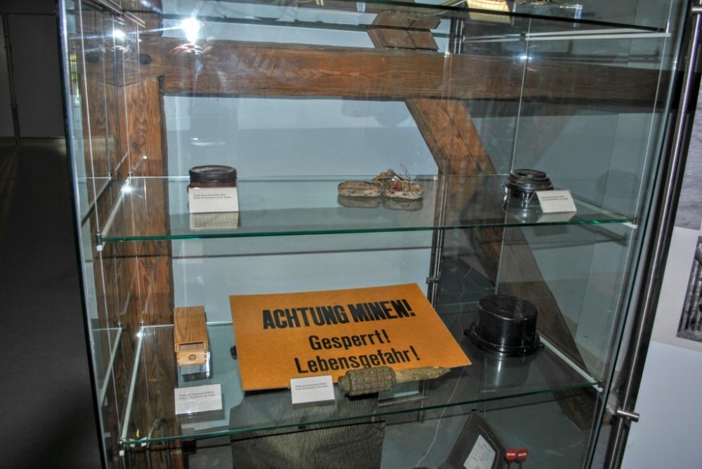 Ausstellung von Minen