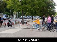 Absperrung des historischen Gebäudes im Bereich der Scheidemannstraße