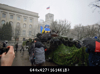 Besucher bei schlechten Wetter
