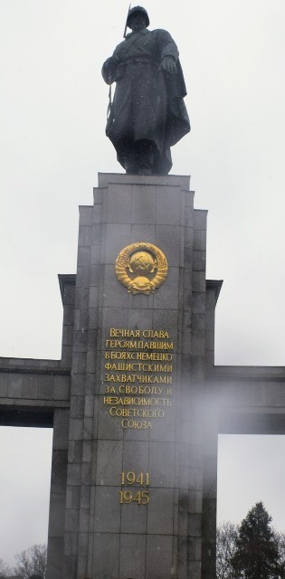 Das Denkmal für die Eroberung 1945 in Berlin