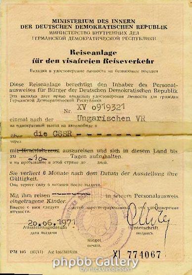 Reiseanlage (Vorderseite)