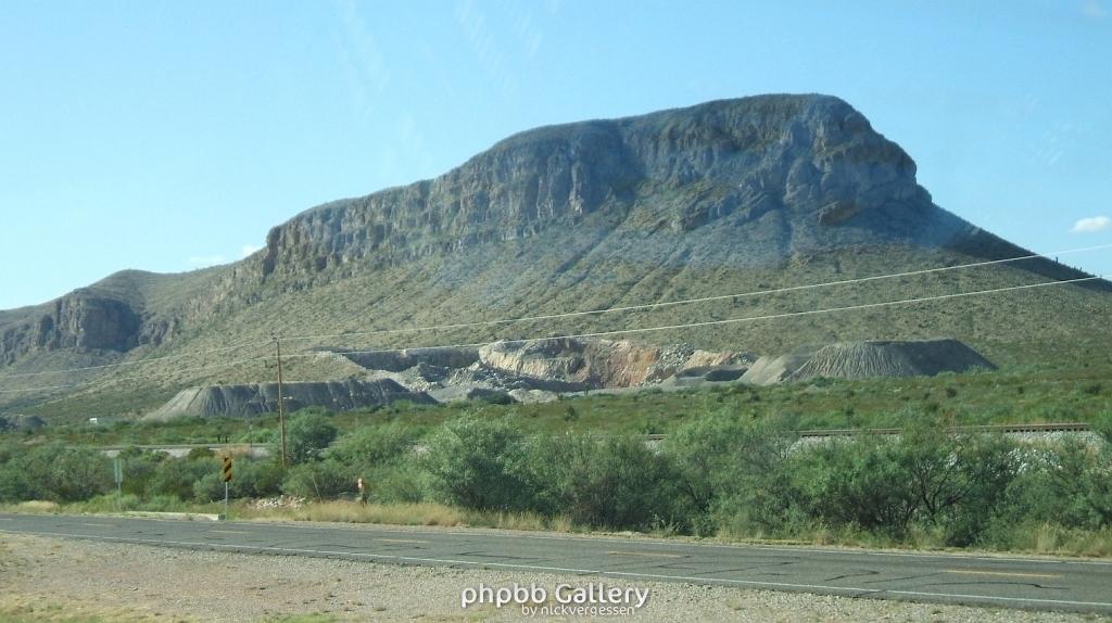 Plateau neben Highway I-10
