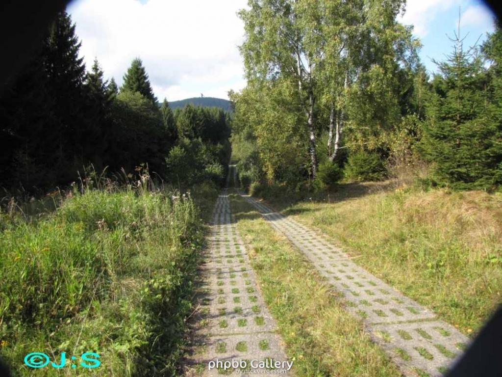 Kolonnenweg-Grenzspuren im Harz