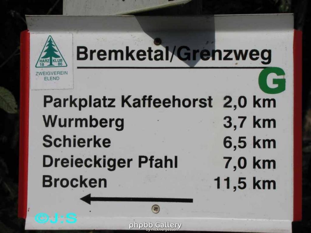 Kolonnenweg-Grenzspuren im Harz