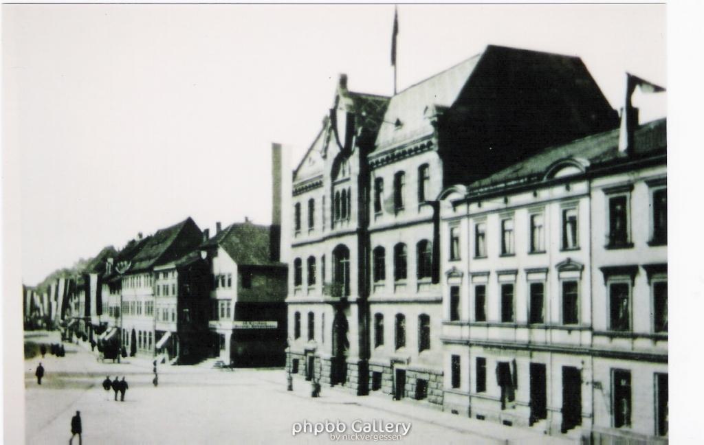 Rathaus Meiningen um 1930 !