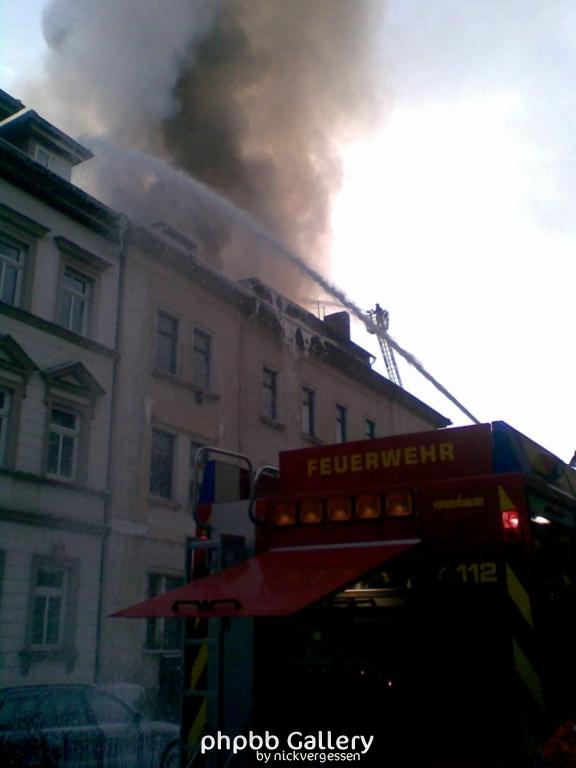 Großbrand in Meiningen !Brandstiftung!