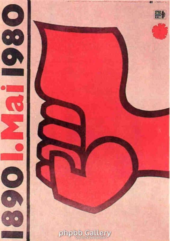 1.Mai Plakate 1900 bis 1989 !