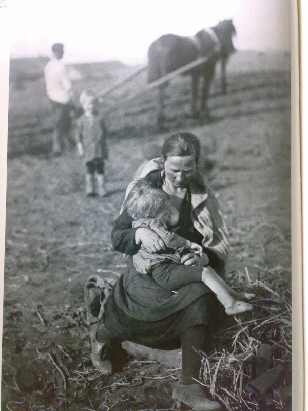 Bauernfamilie in Kolomenskoje. 20er Jahre