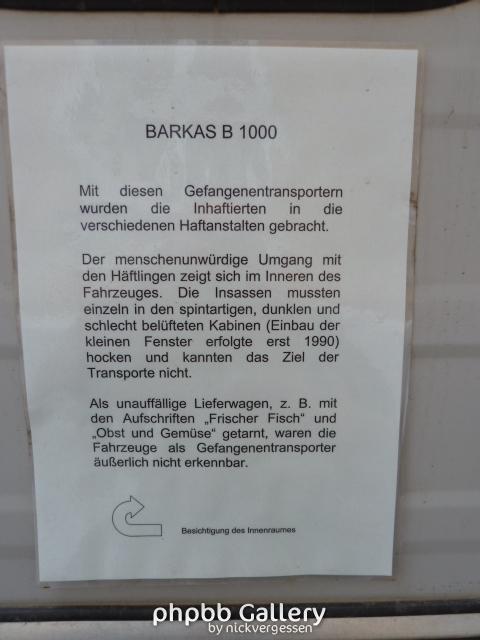 Barkas B1000 Merkblatt