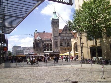 Blick zum Marktplatz