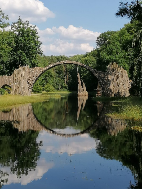 Rhododendronpark Kromlau... die Rakotzbrücke