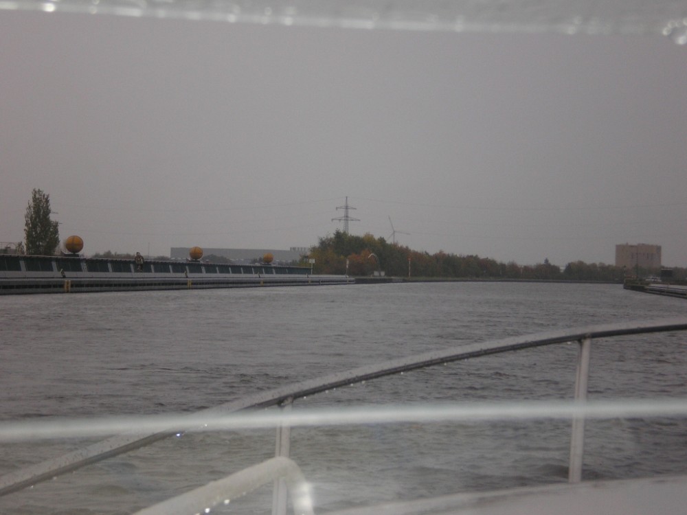 Minden Kanalbrücke über die Weser 2008