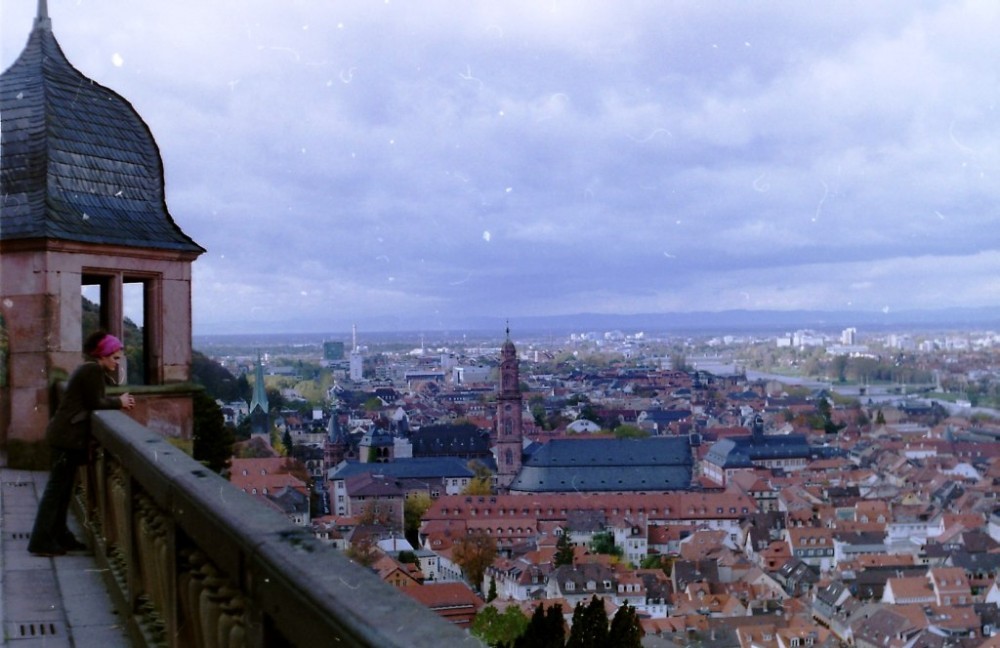 Heidelberger Schloss Blick vom Altan
