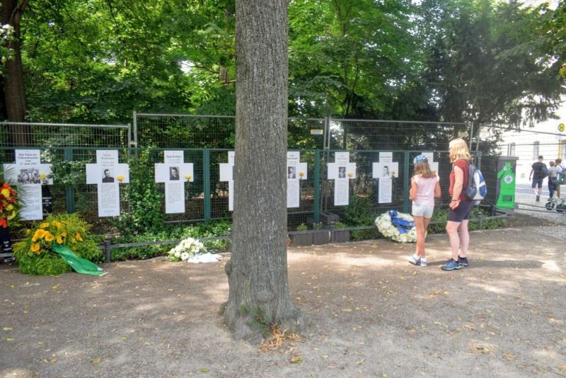 Gedenkstelle der Toten an der Berliner Mauer