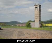 B 84 - ehem. Grenzturm BT 9 oberhalb von Buttlar.