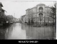 Meiningen Hochwasser Fluss Werra um 1920 ! Das Hochwasser war aber nicht das Jahrhunderthochwasser   !