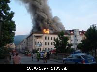 Großbrand Meiningen 2007 Innenstadt !