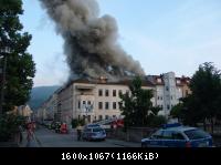 Großbrand Meiningen 2007 Innenstadt !