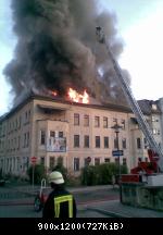 Großbrand in Meiningen !Brandstiftung!