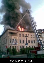 Großbrand in Meiningen !Brandstiftung!