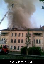 Großbrand in Meiningen !Brandstiftung!