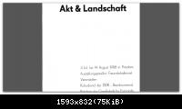DDR "Akt und Landschaft" Kulturbund der DDR. Auch das war Kunst in der DDR.