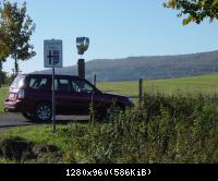 Des "Spurensuchers" Auto am endlosen Band