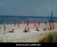 FKK-Strand bei Wismar 1985-Beachvolleyball