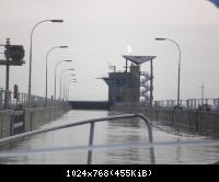 Schleuse Rothensee Hub ca. 25 Meter je nach Wasserstand der Elbe
