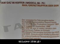 LKW GAZ 66 Koffer