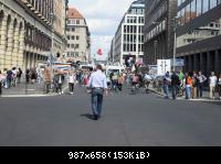 Friedrichstrasse, als gesperrte Fußgängerzone
