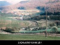 April 1991: Blick auf Asbach bei Bad-Sooden-Allendorf